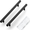 Ravinte Matte Black Cabinet Pulls 25 Pack 7-1/2 in Hole Center