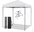 Tangkula 6.6x6.6 Ft Pop Up Canopy - Fast 1 Person Setup and UPF 50