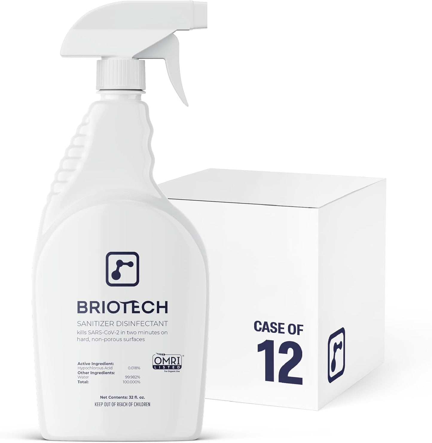 BRIOTECH Sanitizer Disinfectant Hypochlorous Spray Review
