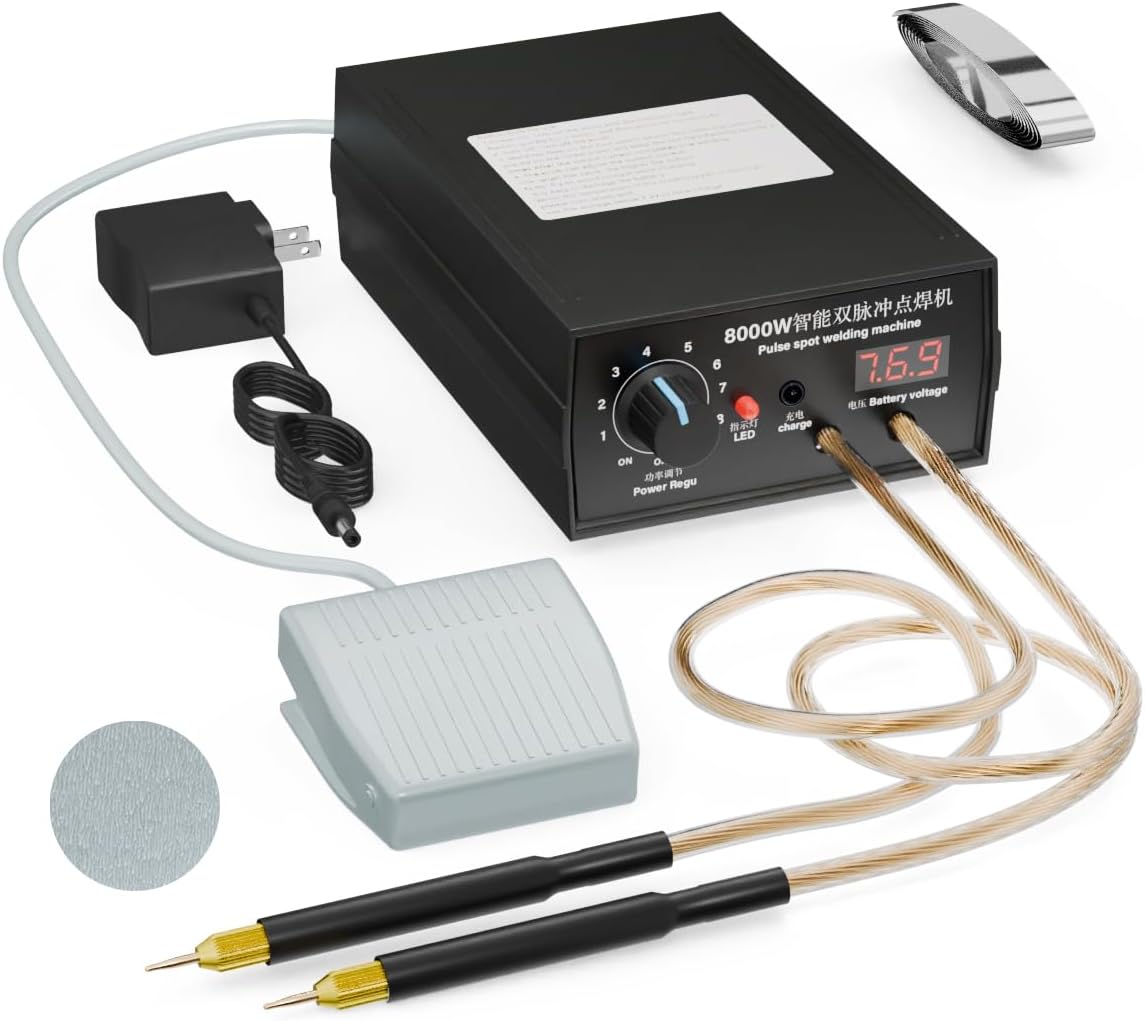 8000W Handheld Battery Spot Welder for DIY Projects and More