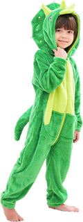 Boys' Girls' Dinosaur Onesie Bodysuit - Cozy Fleece Costume