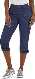 Lee womens Ultra Lux Comfort Cargo Capri Pant - Relaxed (Style 796L)