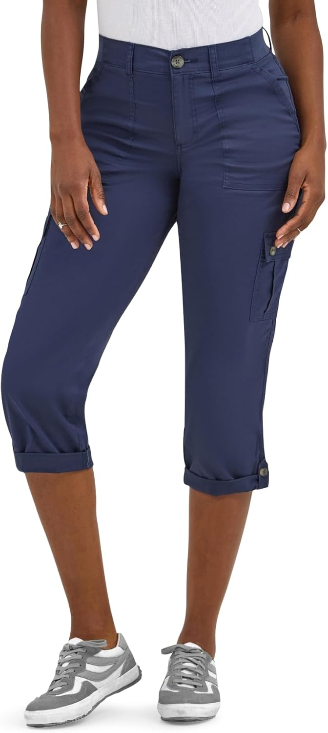 Lee womens Ultra Lux Comfort Flex-to-Go Cargo Capri Pant Review