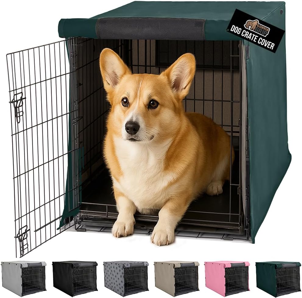 GORILLA GRIP Dog Crate Covers for 30 in Wire Kennels