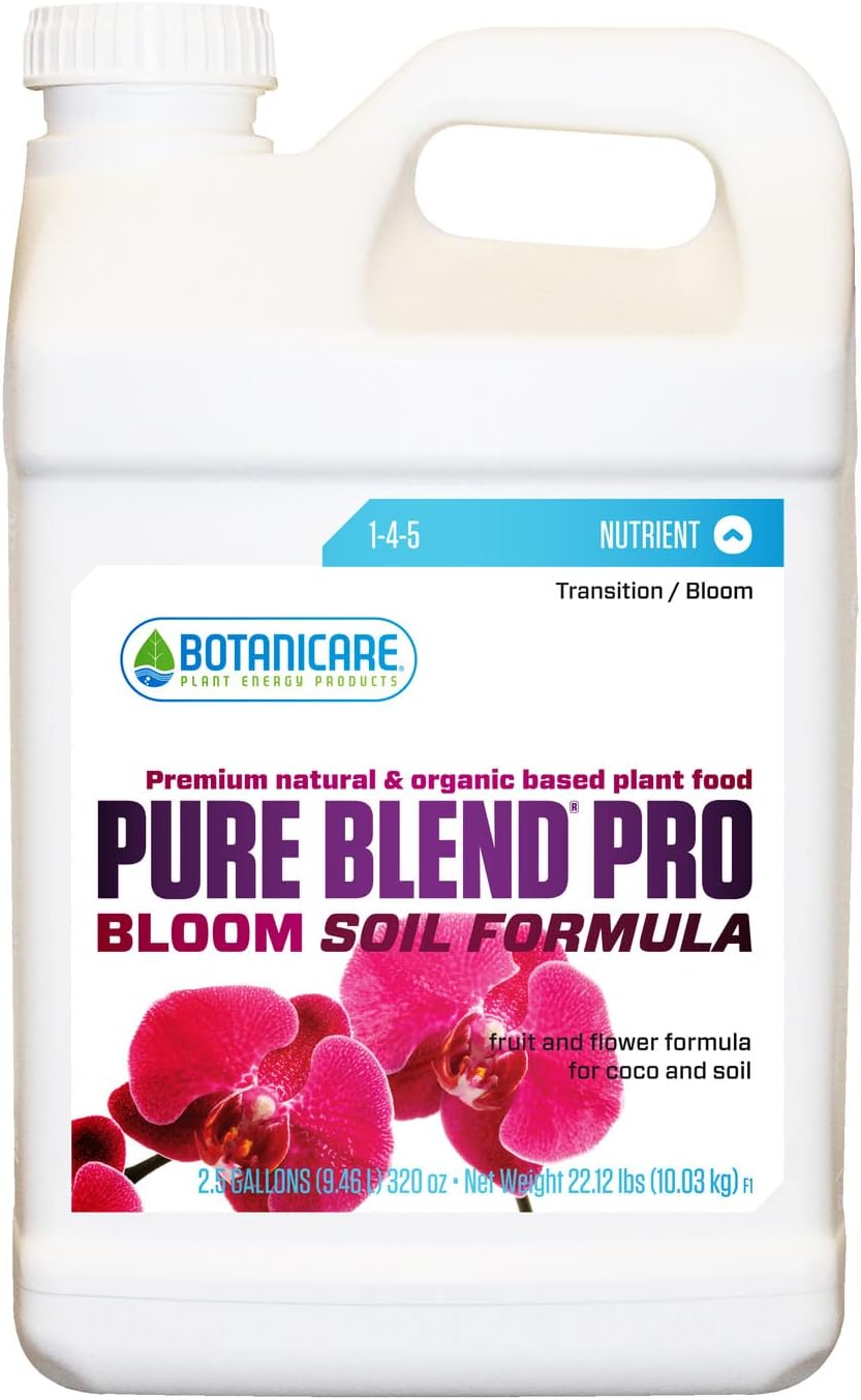 Botanicare Pure Blend Pro Bloom Soil Nutrient for Flowers 2.5 gal