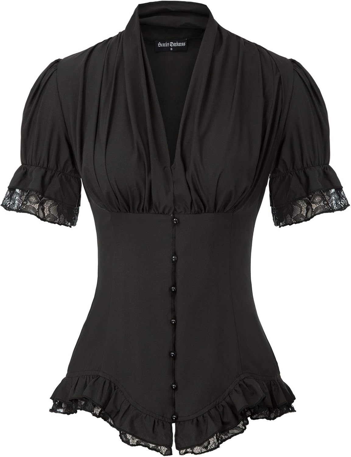 Elegant Victorian Peasant Blouses for Women by Scarlet Darkness