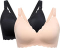 Momcozy Nursing Bras for Breastfeeding Seamless Support - Wireless Say