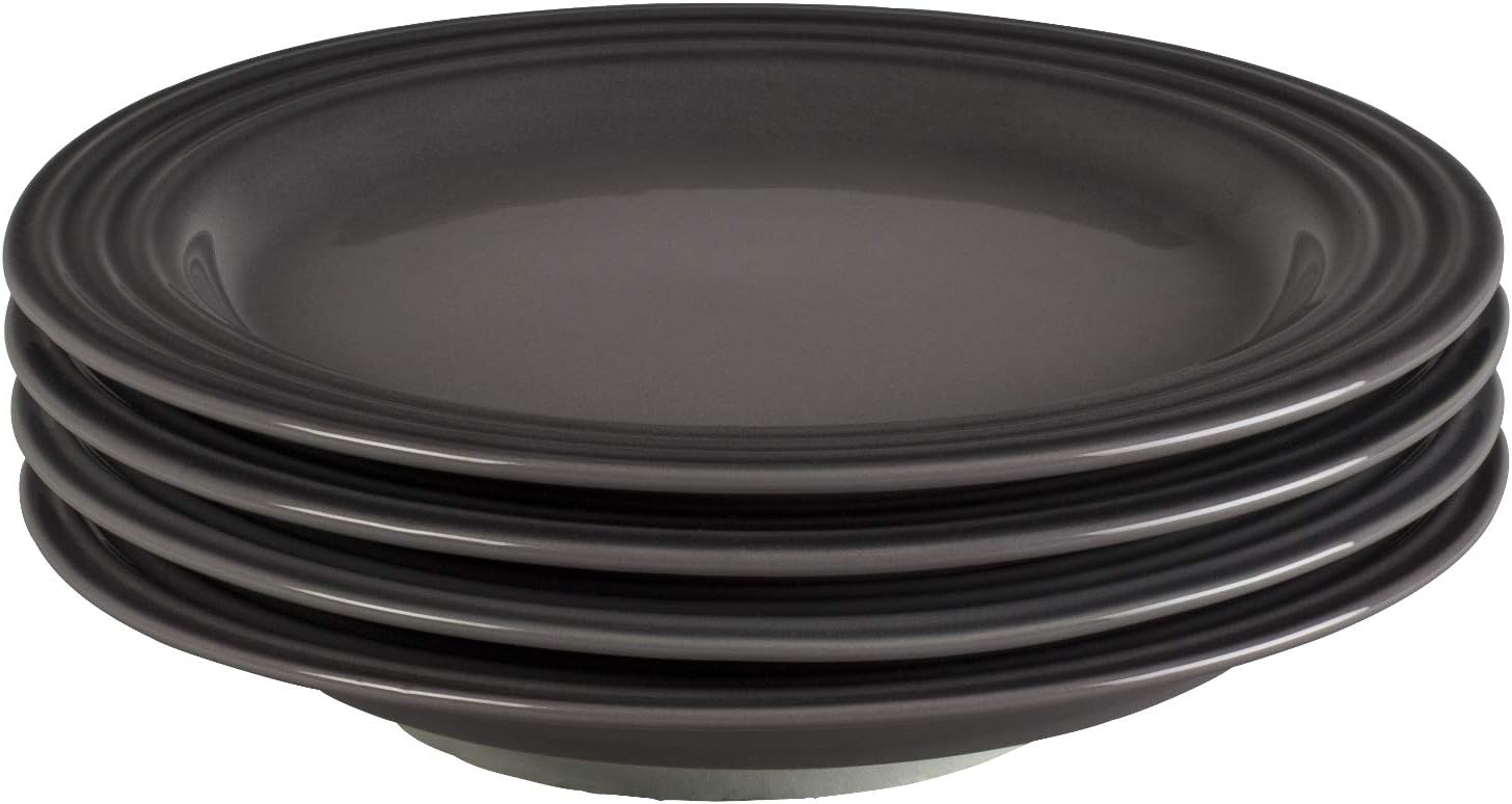 Le Creuset Stoneware Set of 4 Salad Plates for Everyday Use
