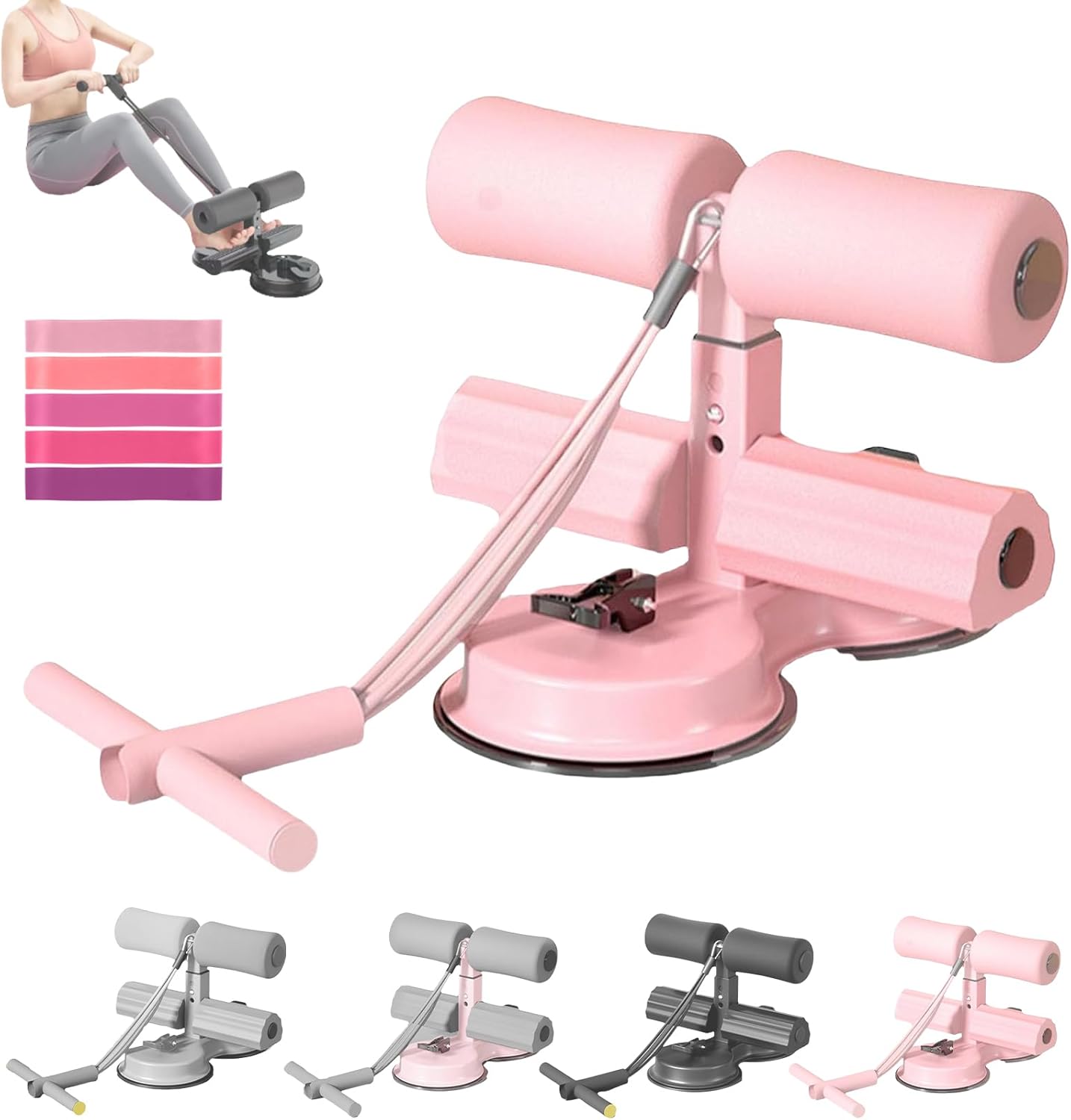 Portable Dual Suction Ab Trainer