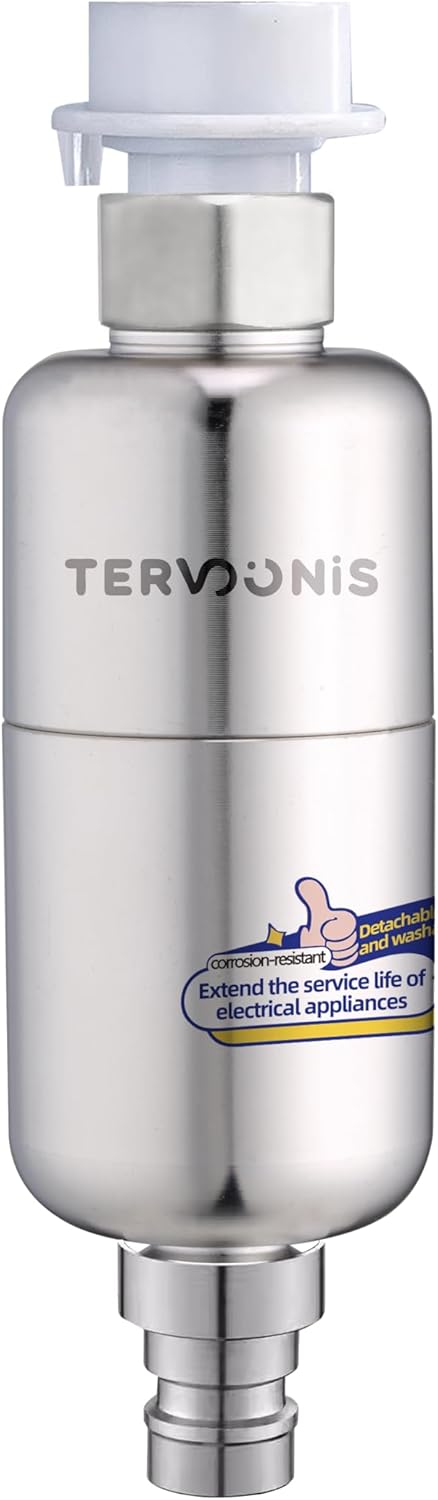 TERVIONIS Stainless Steel Sediment Filter - Enjoy Cleaner Clothes!