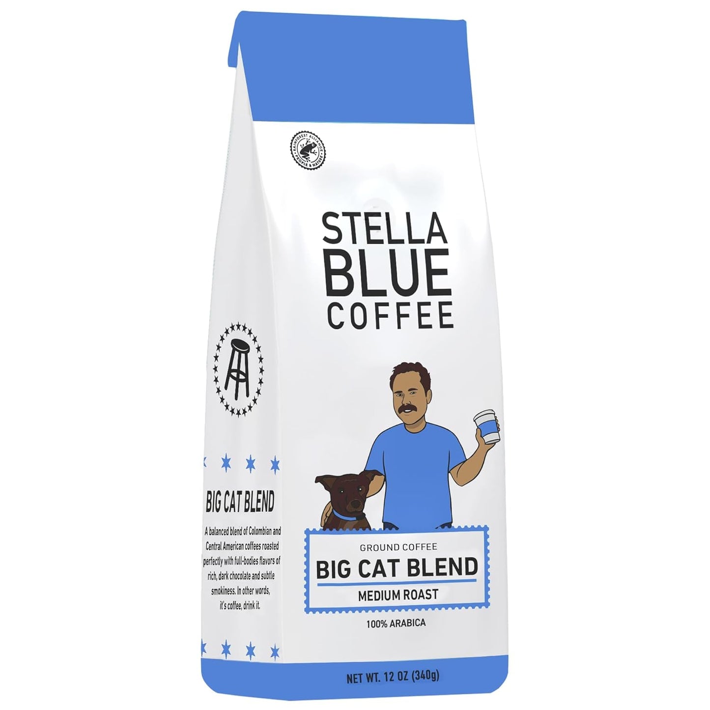 STELLA BLUE Big Cat Blend Coffee | Ethically Sourced | Supports PAWS Chicago