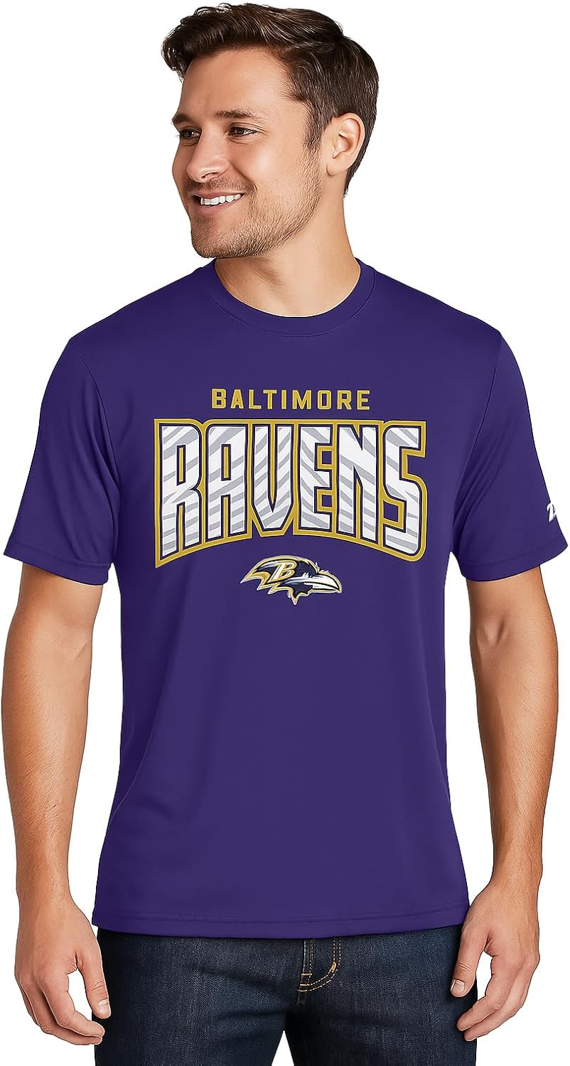 Zubaz NFL Teams Men's Short Sleeve Graphic T-Shirt for Fans