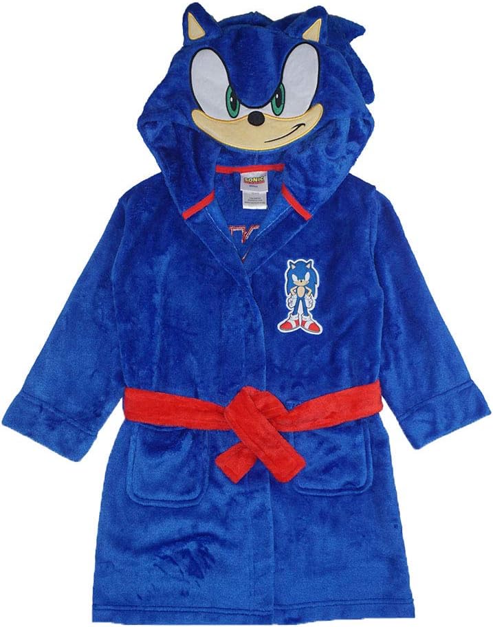Sonic The Hedgehog Boys Sonic Character Robe for Ultimate Comfort