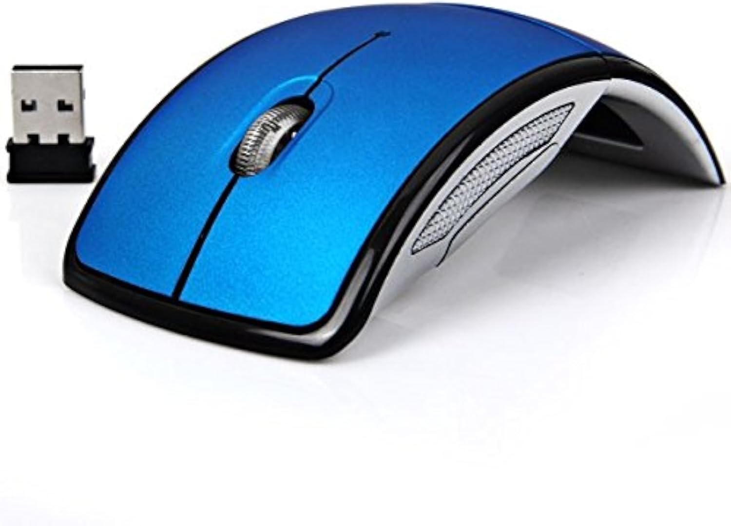 Portable Blue Foldable Wireless Mouse - Weixingu