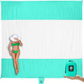 Beach Blanket Sandproof Waterproof Oversized 10ftx9ft - Quick Drying