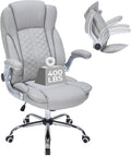 400lbs Executive Office Chair with Flip-Up Armrests - Heavy Duty