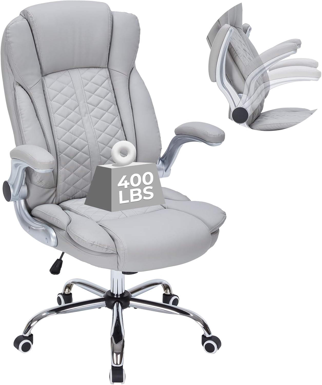 400lbs Executive Office Chair with Ergonomic Support and Comfort
