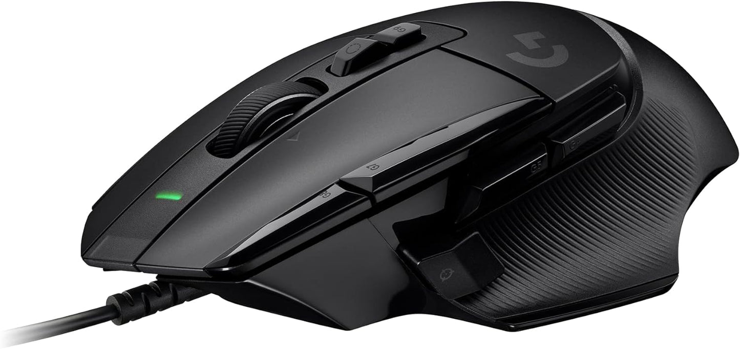 Logitech G502 X Gaming Mouse - LIGHTFORCE Hybrid Switches, HERO 25K Sensor - PC/Mac Compatible