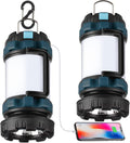 2 Pack Camping Lanterns with 1000LM Brightness for Outdoor Use
