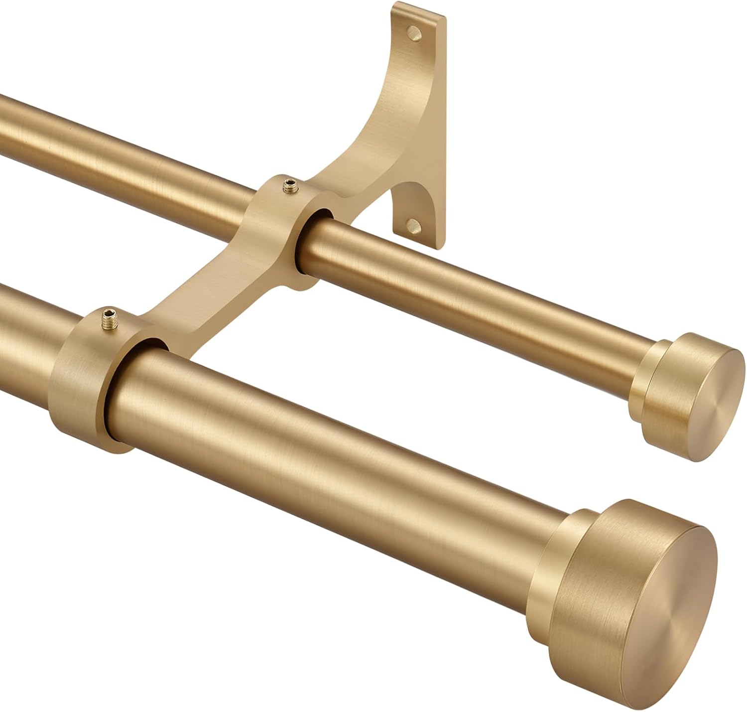 Kemmie Heavy Duty Double Curtain Rods for Stylish Windows