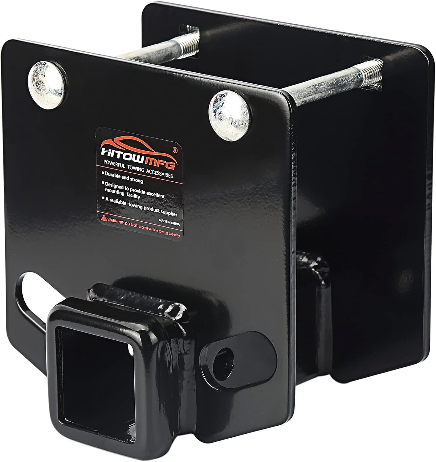 2 Inch RV Bumper Mount Hitch Receiver for 4x4 Inch Bumper