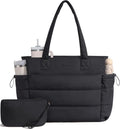 LOVEVOOK Tote Bag for Women with Giant Tumbler Holder Pocket