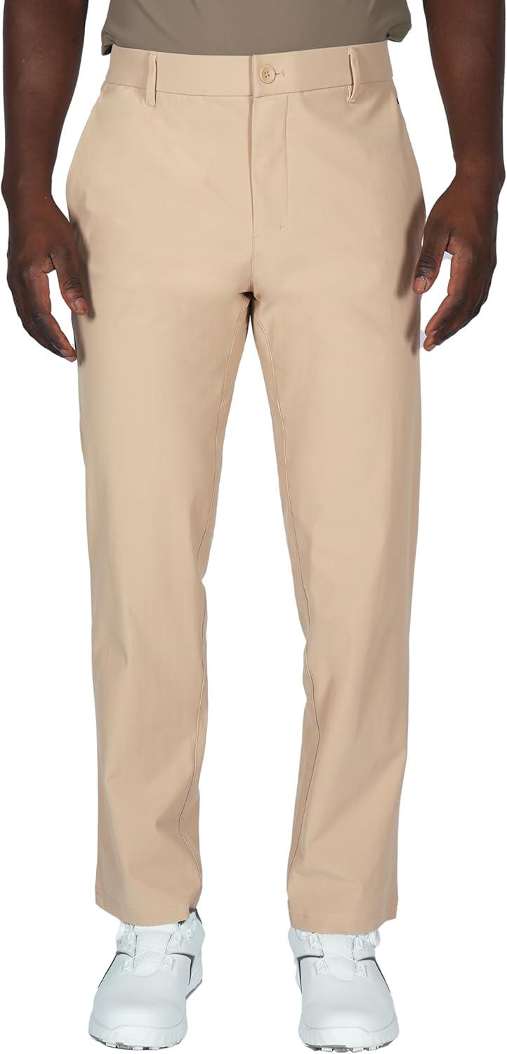 Soojun Men's Golf Pants Lightweight Quick Dry Tech Dress Pants
