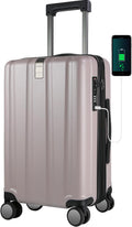 KROSER 20-In Carry On Hardside Expandable Luggage - Durable Spinner