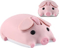 Wireless Mouse Pink Cute Pig Design Bluetooth Dual Mode - Portable