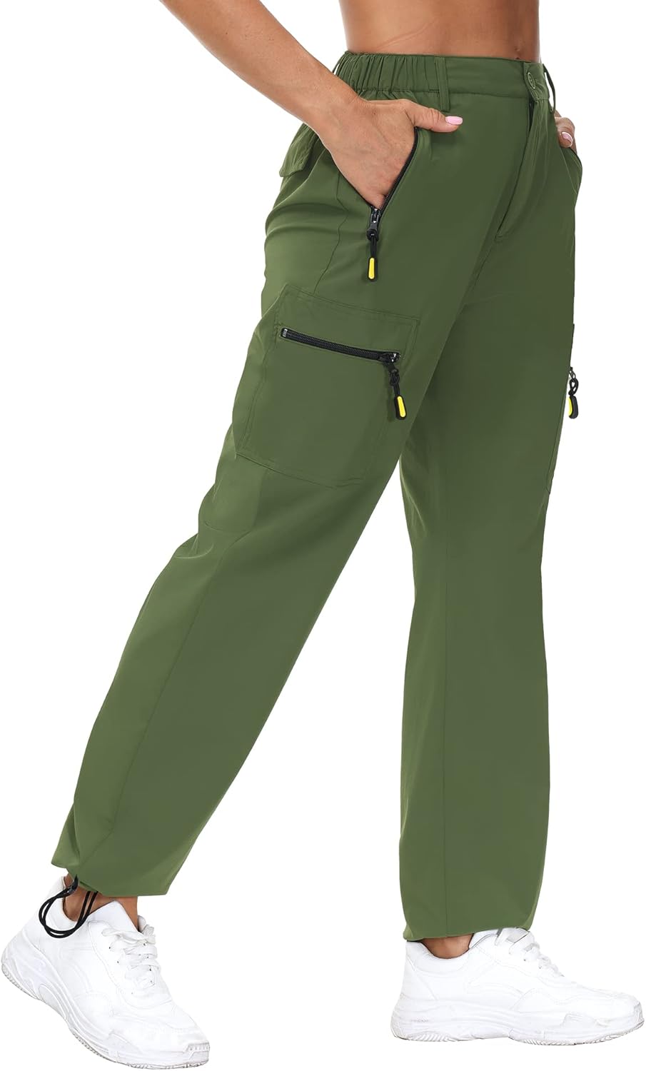 Lightweight Quick Dry Women's Hiking Cargo Pants for Outdoor Fun