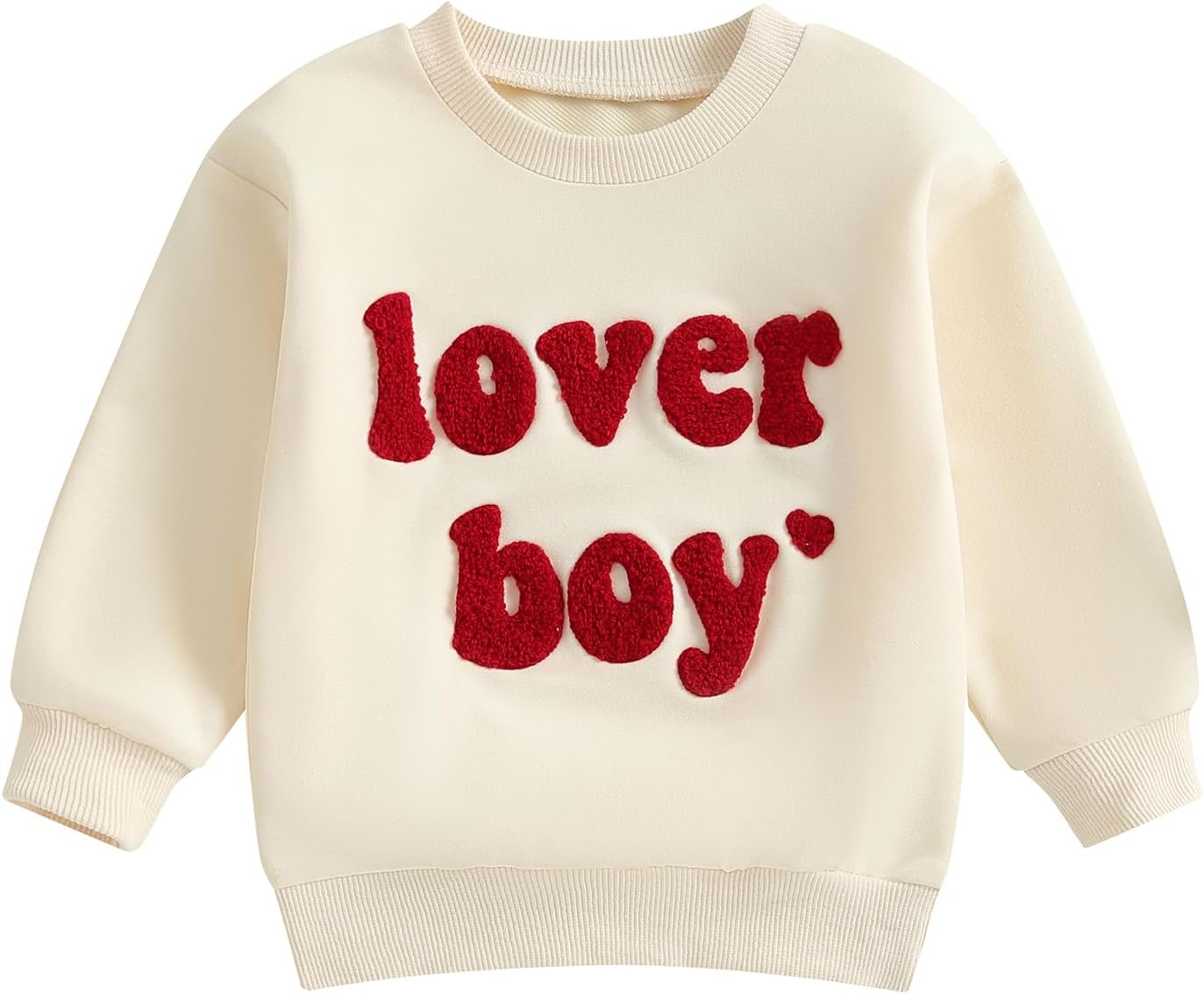 Lesimsam Embroidered Valentine's Crewneck Sweatshirt