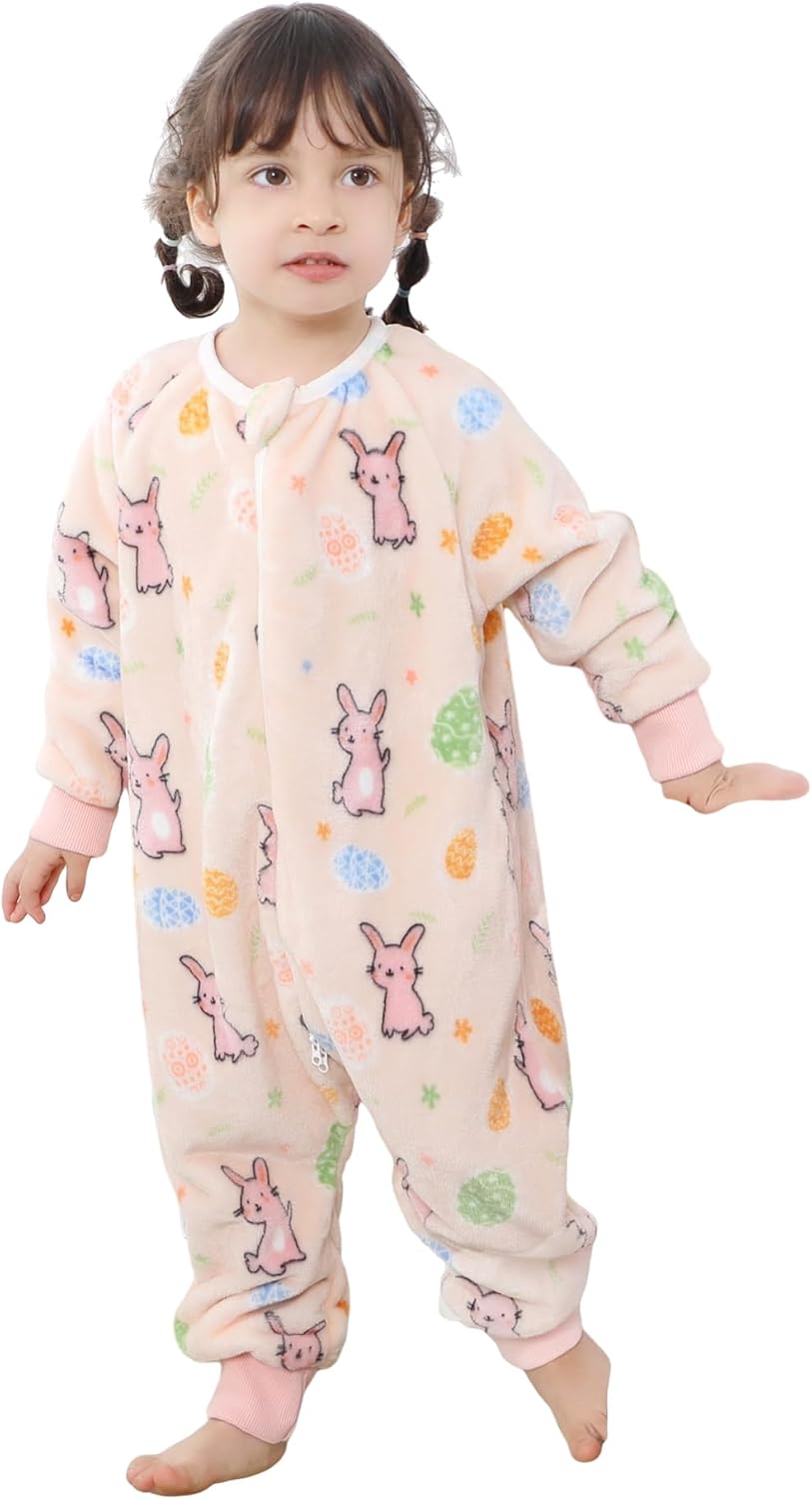 MICHLEY Flannel Baby Sleeping Bag for Cozy Autumn Nights