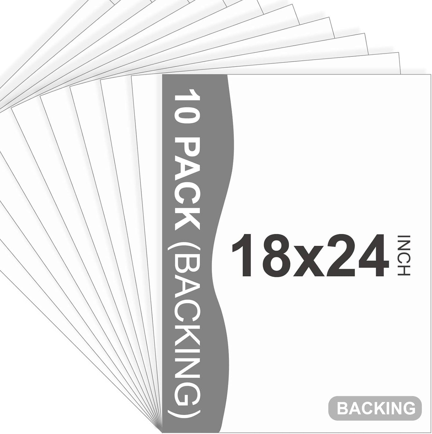 Somime 10 Pack Backing Boards for Art Prints and Photos