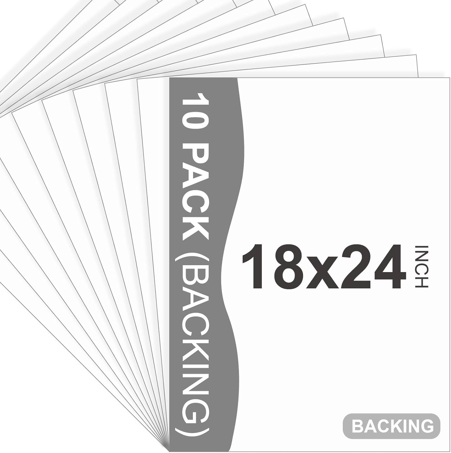 Somime 10 Pack Backing Boards for Art Prints and Photos