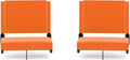Portable Stadium Seats for Bleachers - Padded Folding Chair Pack of 2