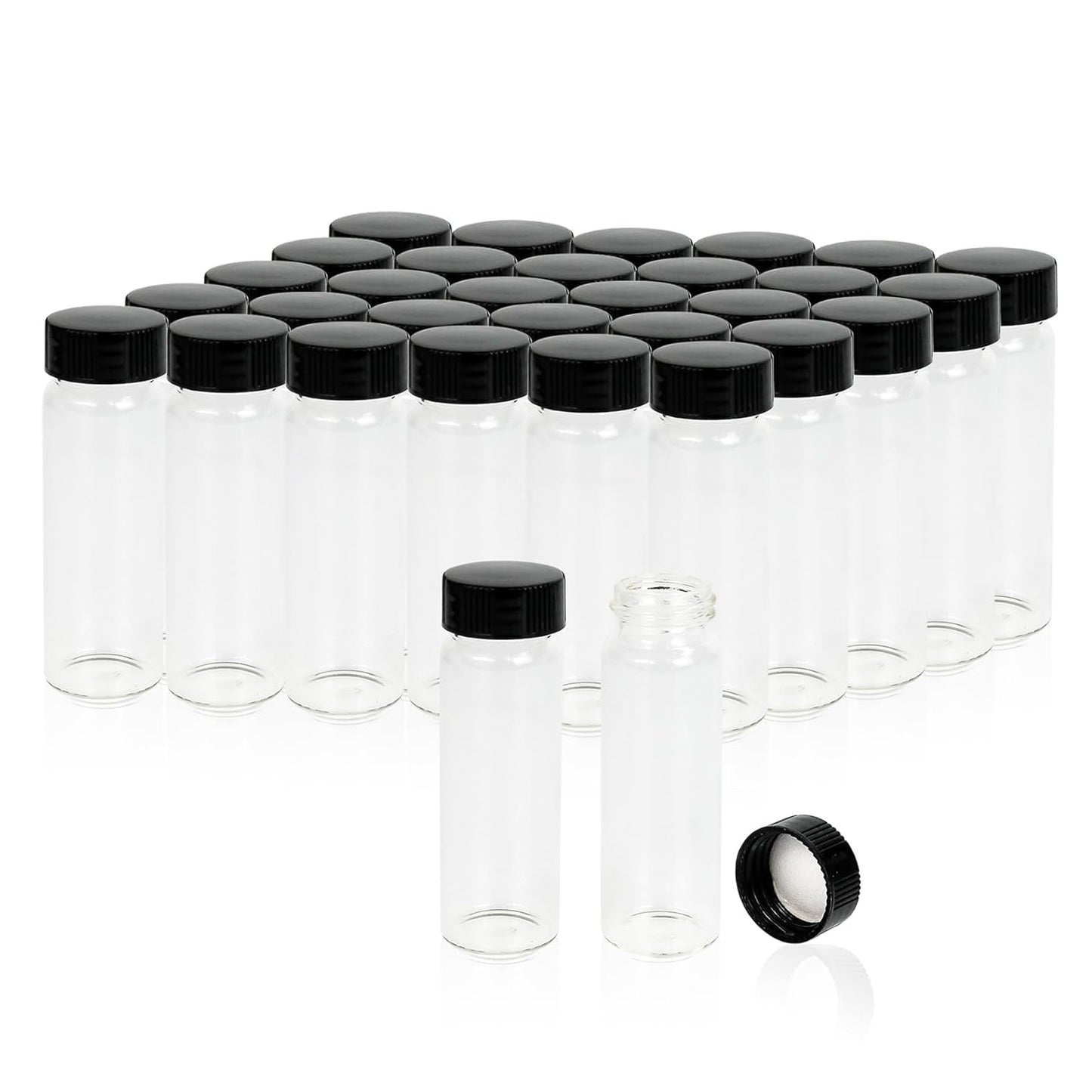 ALWSCI 1OZ Glass Vials for Liquid Samples and Storage Needs