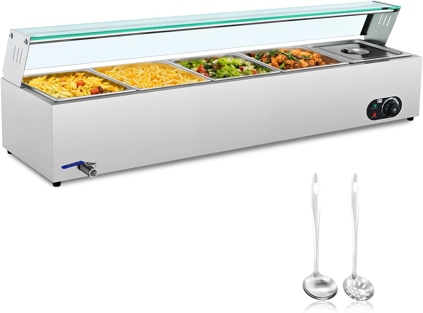 5-Pan Commercial Food Warmer for Restaurants and Catering Events