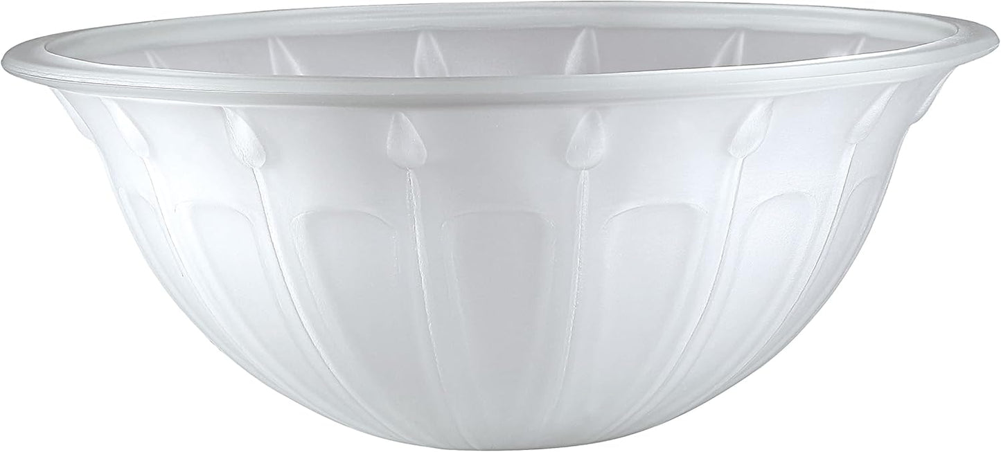 Replacement Frosted Glass Shade for Torchiere and Pendant Lamps