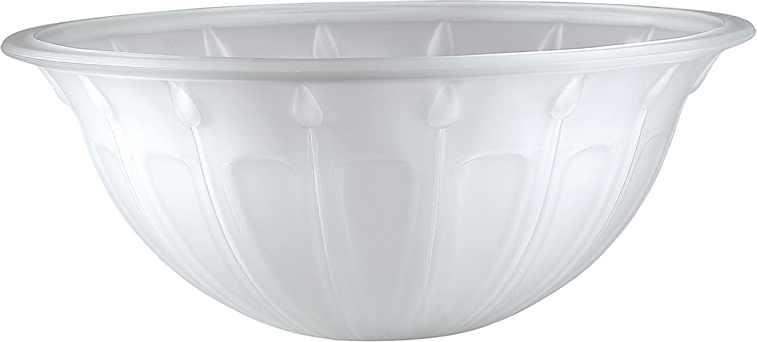 Replacement Frosted Glass Shade for Torchiere and Pendant Lamps