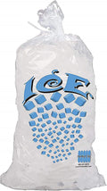 Ice Bag with Twist Tie Enclosure 10 lb (Pack of 1000) - Durable Bulk