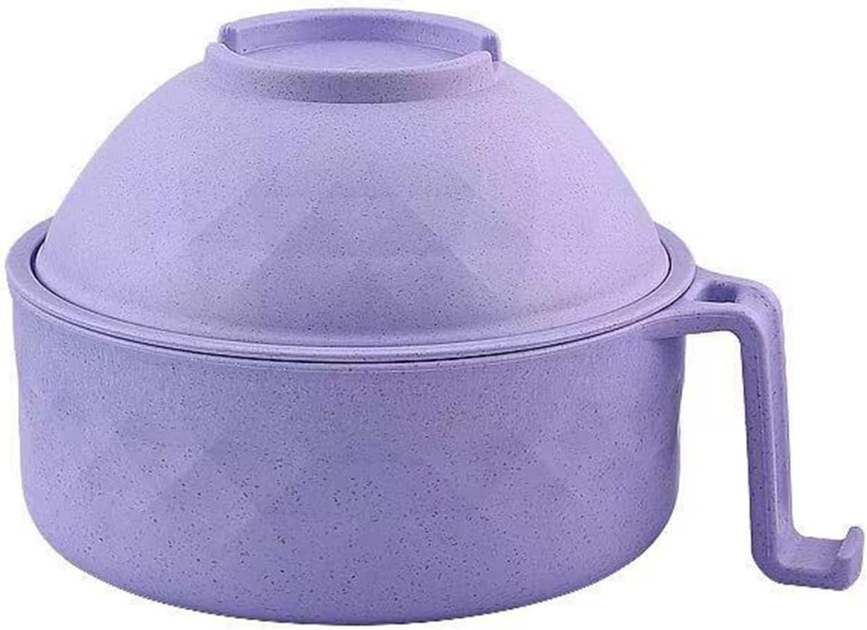 MIIDNTLX Purple Microwave Ramen Cooker - College Dorm Essential