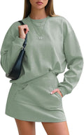 EXLURA Women 2 Piece Sets Cotton Tracksuits for Fall Fashion