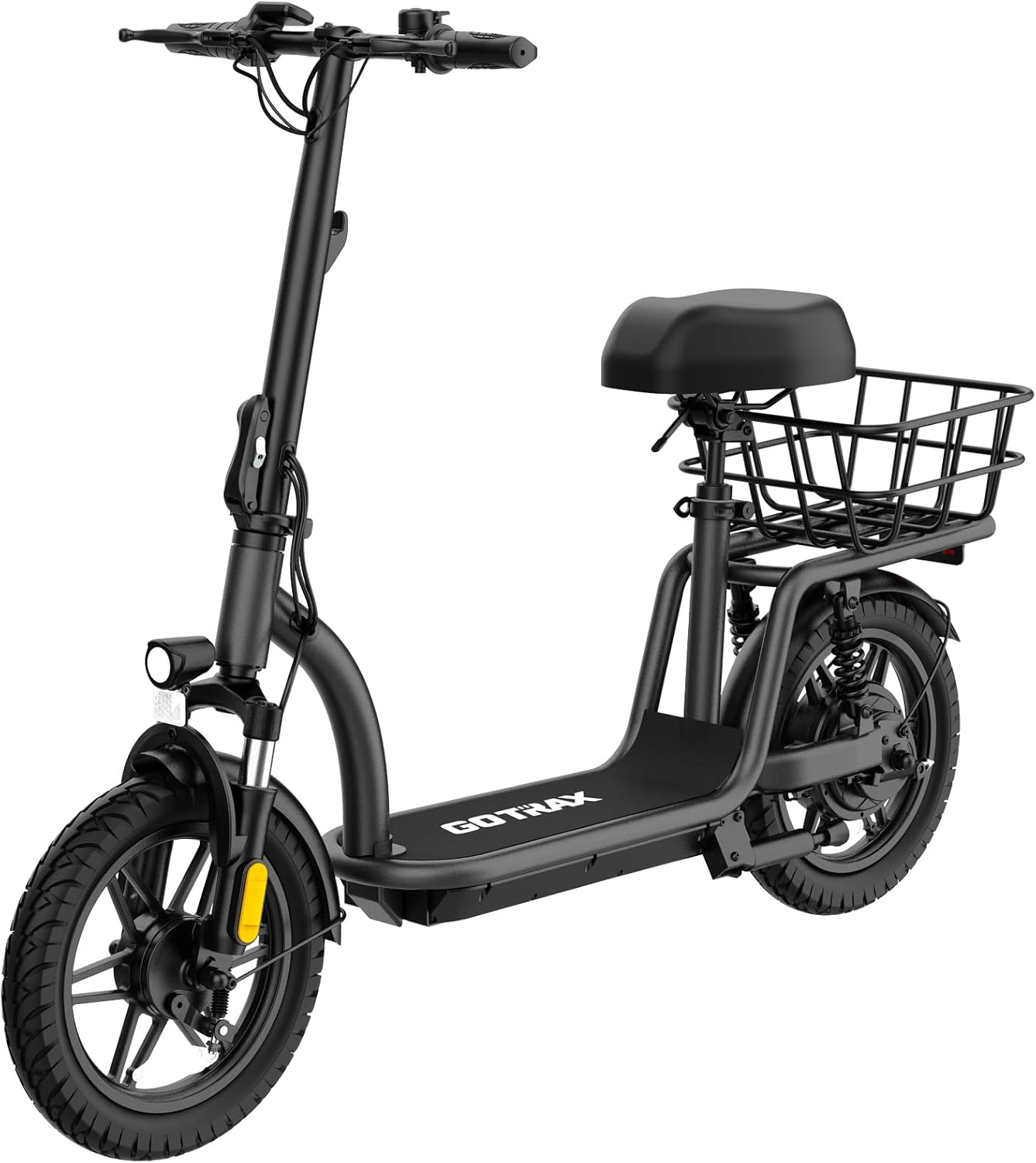 Gotrax Adult Electric Scooter with Seat for Comfortable Rides