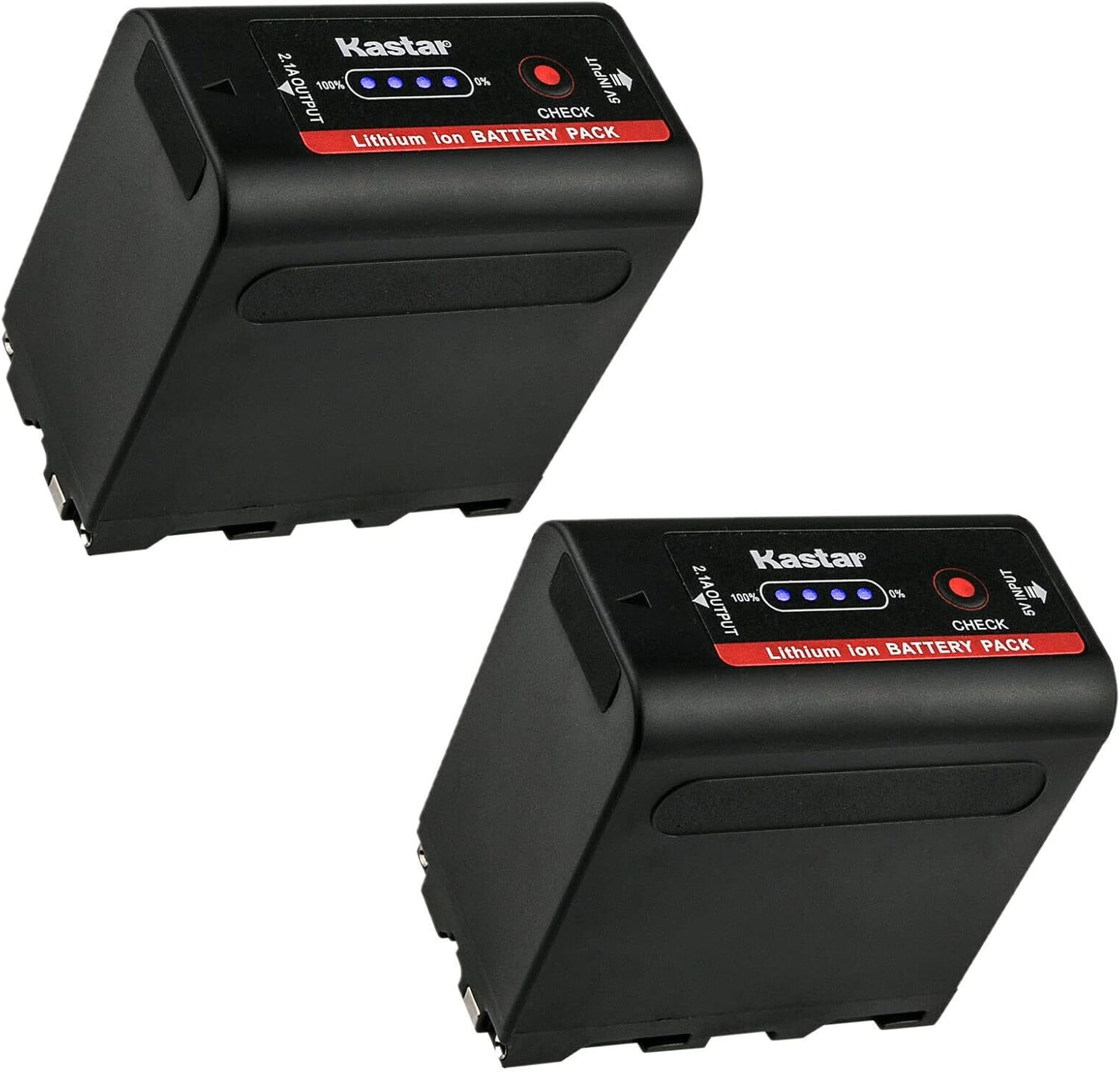 Kastar Magic NP-F980Exp Battery 2-Pack for MVC-FD Series Cameras