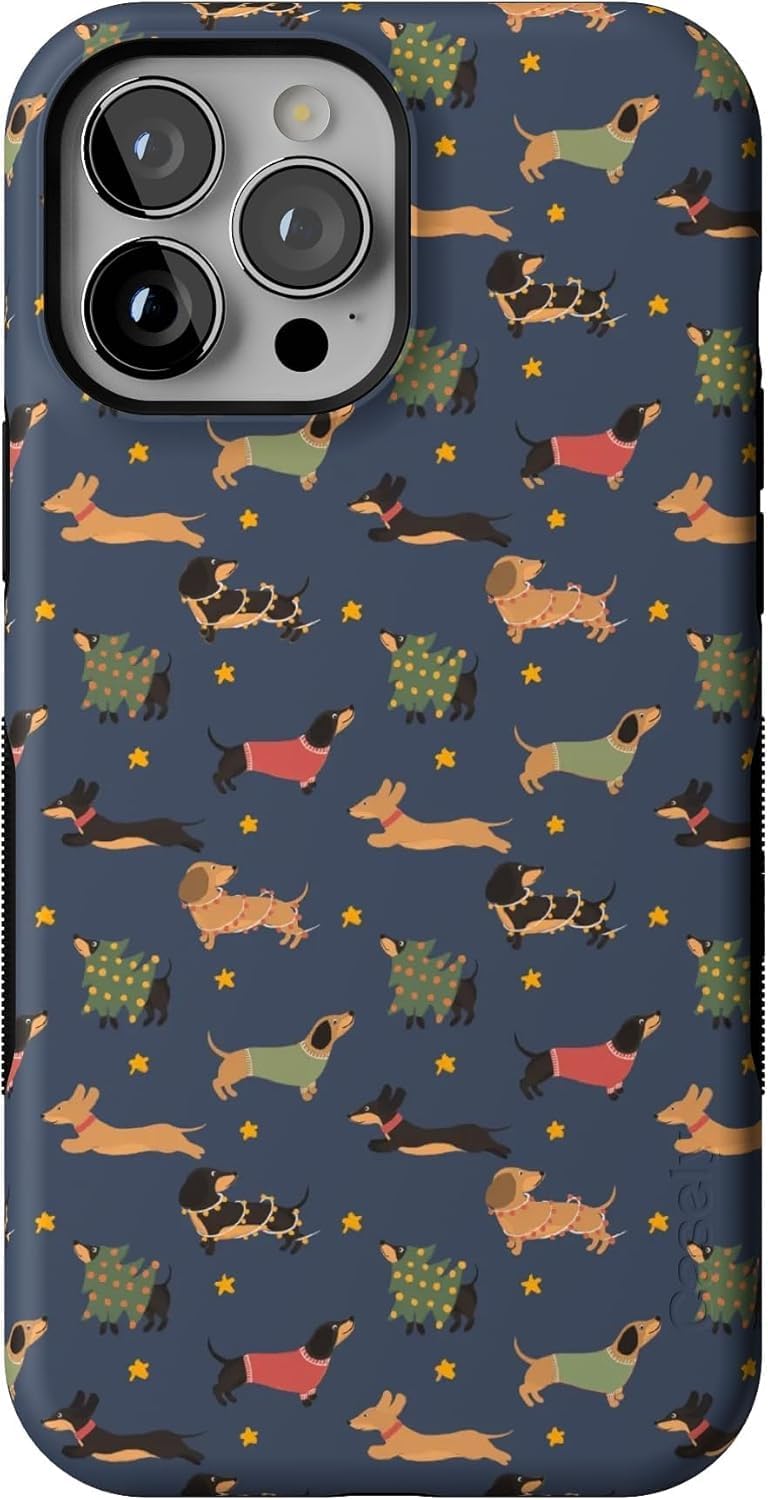 Dashing Doxies iPhone 13 Pro Max Case with Bold Protection