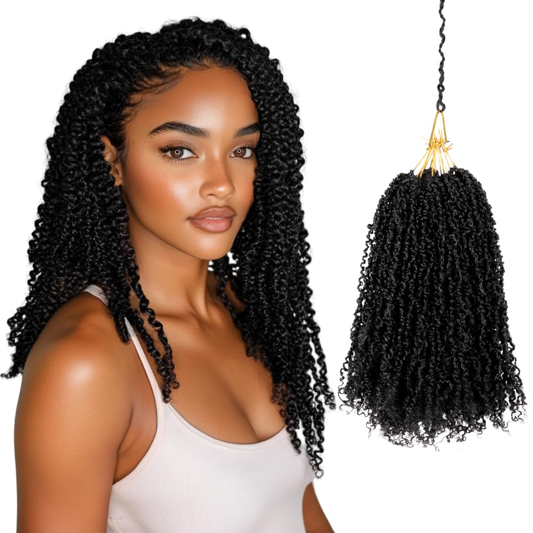 10 Inch Pre-Looped Yanky Twist Crochet Hair for Stylish Looks