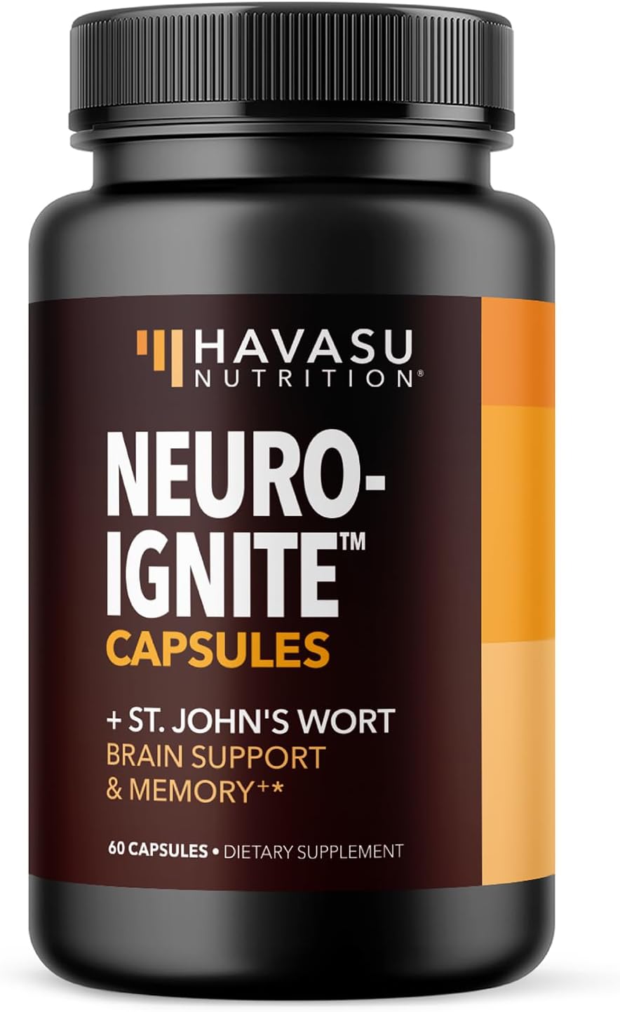 NeuroIGNITE Brain Supplements for Memory and Focus - 60 Count