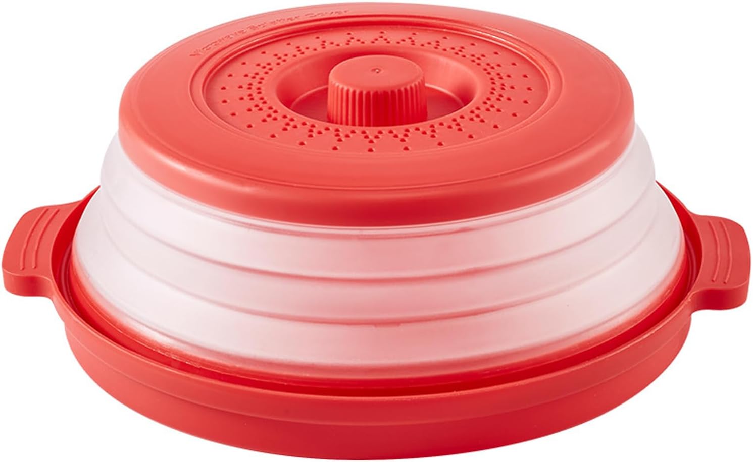 Dishwasher-Safe Collapsible Food Cover - Keep Microwave Clean!