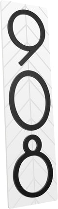 Custom House Number Address Sign - Personalized Vertical Plaque