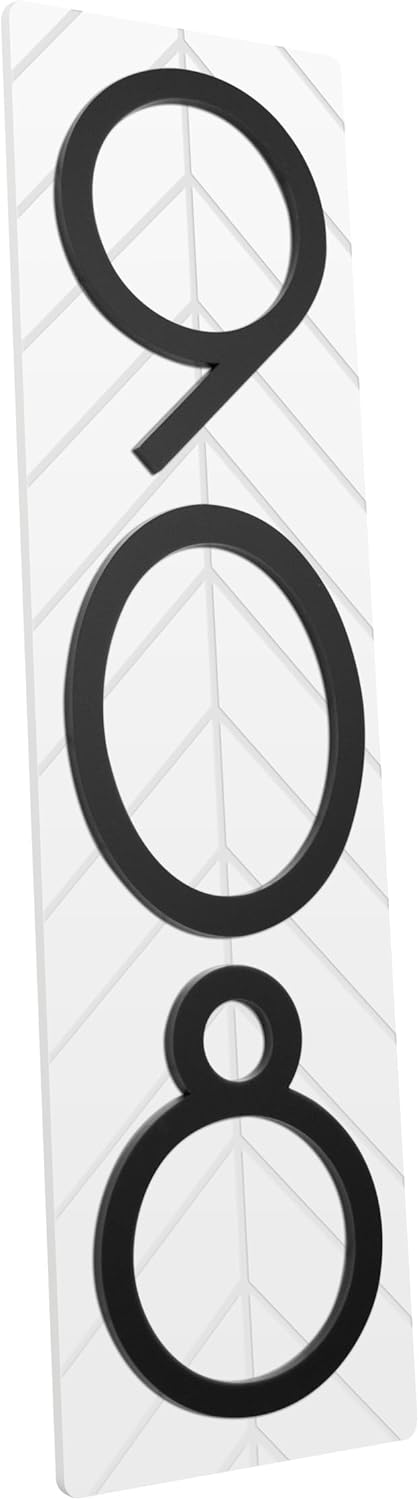 Custom House Number Address Sign Personalized Monogram Gift
